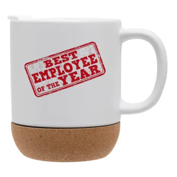 Best employee of the year, Ceramic coffee mug Cork (MAT), 330ml