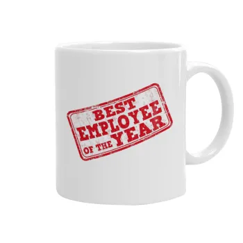 Best employee of the year, Ceramic coffee mug, 330ml