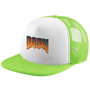 DOOM, Καπέλο Soft Trucker με Δίχτυ Πράσινο/Λευκό
