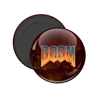 DOOM, Μαγνητάκι ψυγείου στρογγυλό διάστασης 5cm