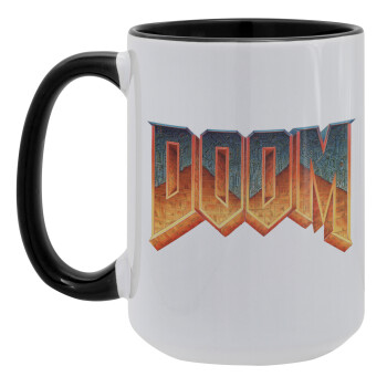DOOM, Κούπα Mega 15oz, κεραμική Μαύρη, 450ml