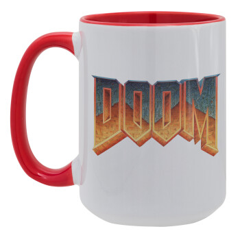 DOOM, Κούπα Mega 15oz, κεραμική Κόκκινη, 450ml