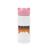 Pink stainless steel thermal flask, 320ml
