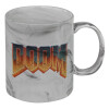 Mug ceramic marble style, 330ml