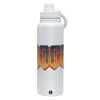 1L Stainless Steel Thermal Bottle with Phone Holder & Double Wall Insulation