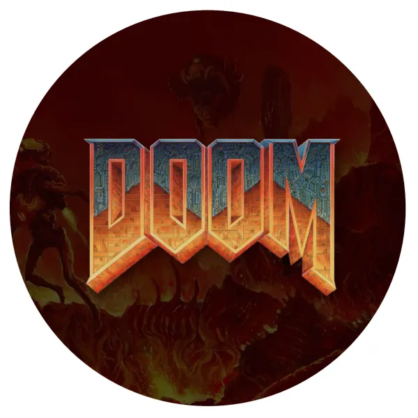 DOOM — Mousepad Round 20cm