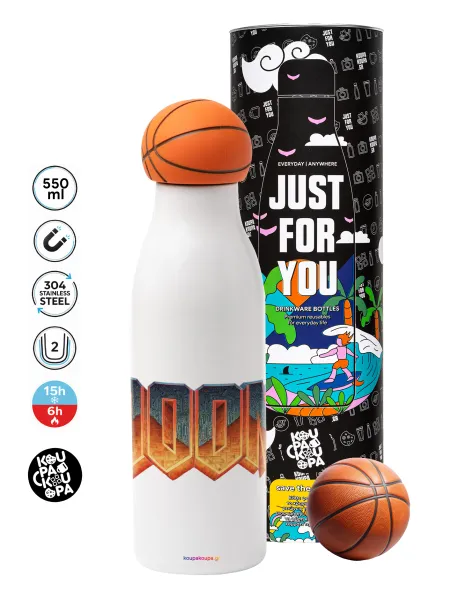 DOOM — Bascetball Metal mug thermos, double wall, 550ml