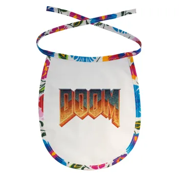 DOOM, Σαλιάρα μωρού αλέκιαστη με κορδόνι Χρωματιστή