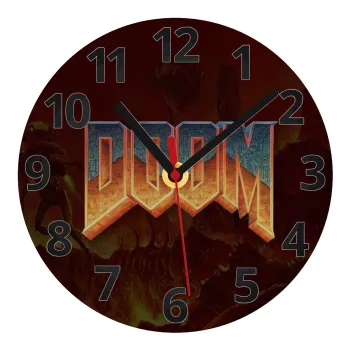DOOM, Ρολόι τοίχου γυάλινο (20cm)