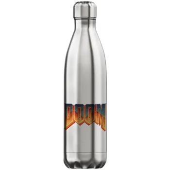 DOOM, Μεταλλικό παγούρι θερμός Inox (Stainless steel), διπλού τοιχώματος, 750ml