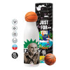 Bascetball Metal mug thermos, double wall, 550ml