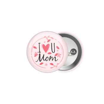I Love you Mom pink, Κονκάρδα παραμάνα 5cm