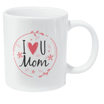 I Love you Mom pink, Κούπα Giga, κεραμική, 590ml