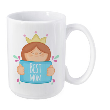Best mom Princess, Κούπα Mega, κεραμική, 450ml