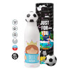 Soccer Metal mug thermos, double wall, 550ml