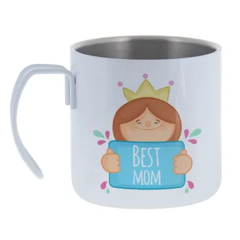 Best mom Princess — Κούπα Ανοξείδωτη διπλού τοιχώματος 400ml