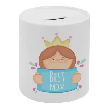Best mom Princess, Κουμπαράς πορσελάνης με τάπα