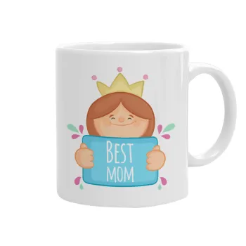 Best mom Princess, Ceramic coffee mug, 330ml