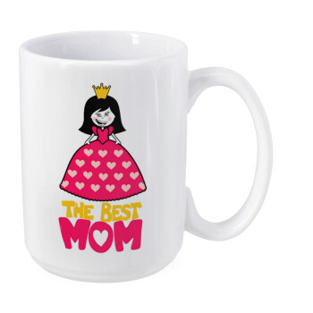 The Best Mom Queen, Κούπα Mega, κεραμική, 450ml