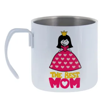 The Best Mom Queen — Κούπα Ανοξείδωτη διπλού τοιχώματος 400ml