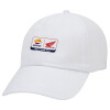 Honda Repsol Team, Καπέλο ενηλίκων Jockey Λευκό (snapback, 5-φύλλο, unisex)