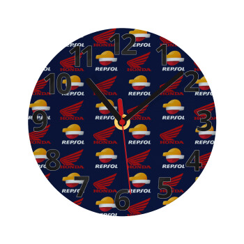 Honda Repsol Team, Ρολόι τοίχου γυάλινο (20cm)