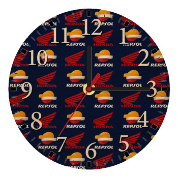 Honda Repsol Team, Ρολόι τοίχου ξύλινο plywood (20cm)