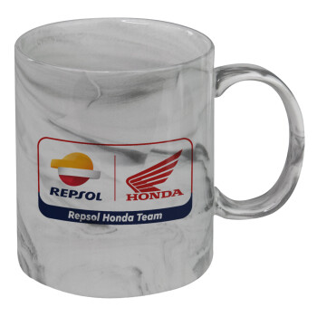 Honda Repsol Team, Κούπα κεραμική, marble style (μάρμαρο), 330ml