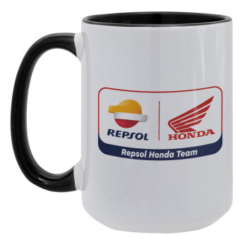 Honda Repsol Team, Κούπα Mega 15oz, κεραμική Μαύρη, 450ml