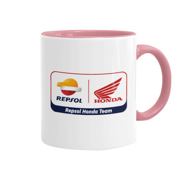 Honda Repsol Team, Mug colored pink, ceramic, 330ml