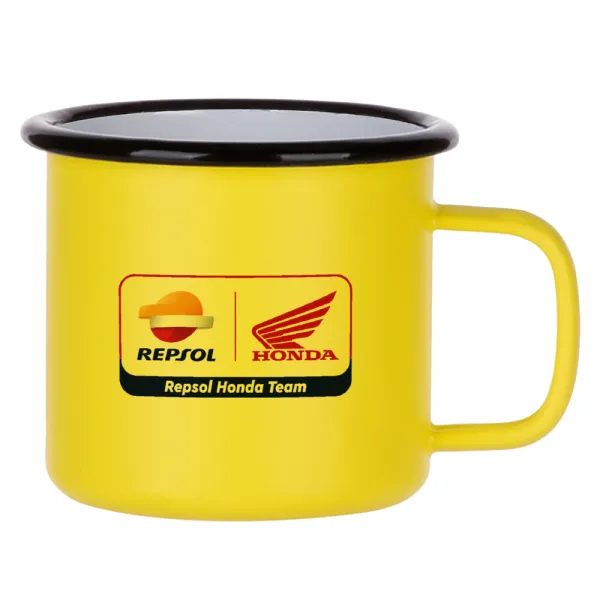 Honda Repsol Team — Κούπα Μεταλλική εμαγιέ ΜΑΤ Κίτρινη 360ml