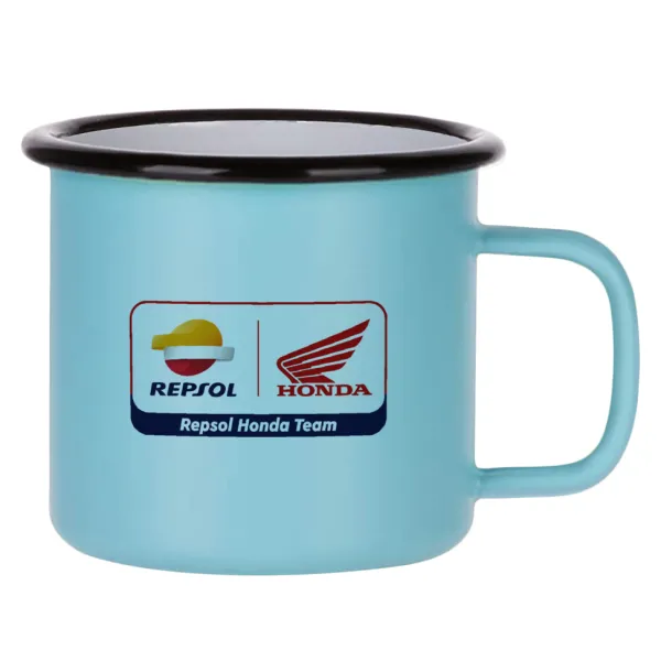 Honda Repsol Team — Κούπα Μεταλλική εμαγιέ ΜΑΤ σιέλ 360ml