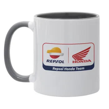 Honda Repsol Team, Κούπα χρωματιστή γκρι, κεραμική, 330ml