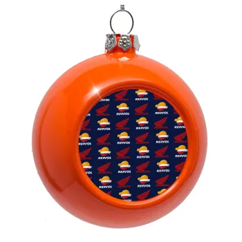 Honda Repsol Team, Orange Christmas tree ornament bauble 8cm