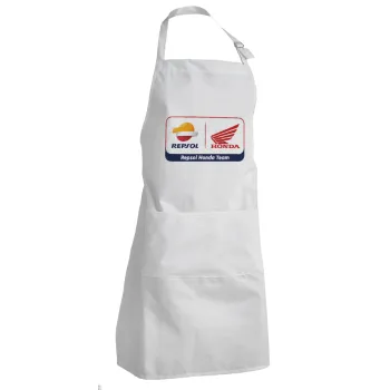 Honda Repsol Team, Adult Chef Apron (with sliders and 2 pockets)