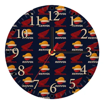 Honda Repsol Team, Ρολόι τοίχου ξύλινο plywood (20cm)