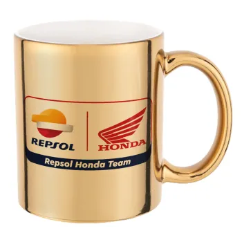 Honda Repsol Team, Mug ceramic, gold mirror, 330ml