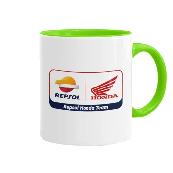 Honda Repsol Team, Mug colored light green, ceramic, 330ml