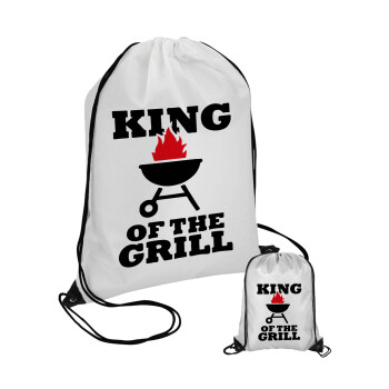 KING of the Grill, Τσάντα πουγκί με μαύρα κορδόνια 45χ35cm (1 τεμάχιο)