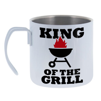 KING of the Grill, Mug Stainless steel double wall 400ml