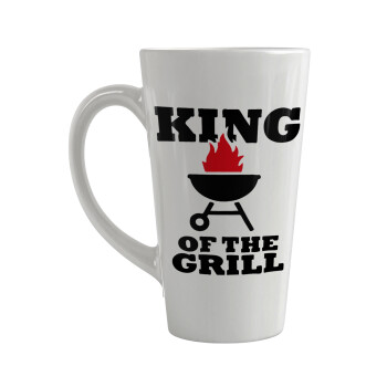 KING of the Grill, Κούπα κωνική Latte Μεγάλη, κεραμική, 450ml