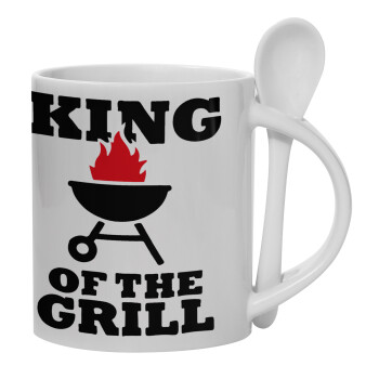 KING of the Grill, Κούπα, κεραμική με κουταλάκι, 330ml (1 τεμάχιο)