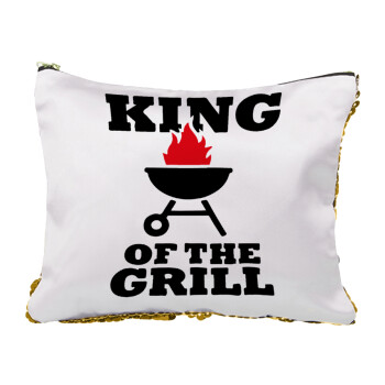 KING of the Grill, Τσαντάκι νεσεσέρ με πούλιες (Sequin) Χρυσό