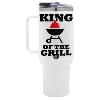 KING of the Grill, Mega Stainless steel Tumbler with lid, double wall 1,2L