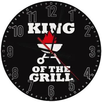 KING of the Grill, Ρολόι τοίχου ξύλινο (30cm)