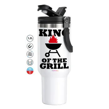 KING of the Grill, Mega Stainless steel Tumbler with lid, double wall 1,2L