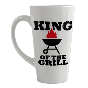 KING of the Grill, Κούπα κωνική Latte Μεγάλη, κεραμική, 450ml