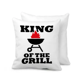 KING of the Grill, Μαξιλάρι καναπέ 40x40cm περιέχεται το  γέμισμα