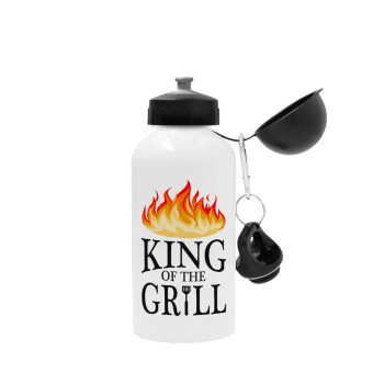KING of the Grill GOT edition, Μεταλλικό παγούρι νερού, Λευκό, αλουμινίου 500ml