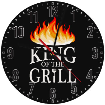 KING of the Grill GOT edition, Ρολόι τοίχου ξύλινο (30cm)